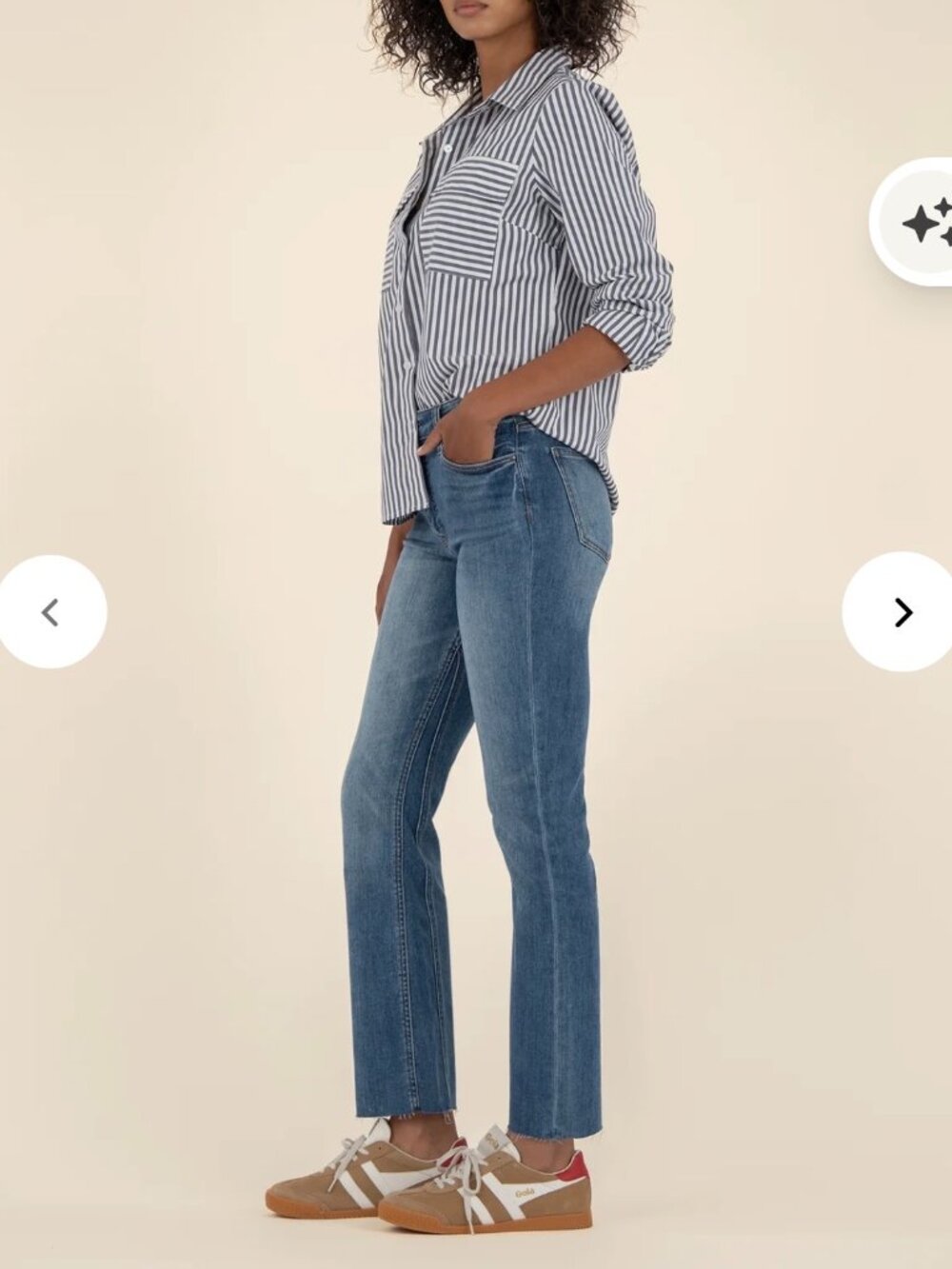 NWT - Women's Kut From The Cloth Kelsey High Rise Ankle Flare Jeans - Size 6 - Picture 8 of 10